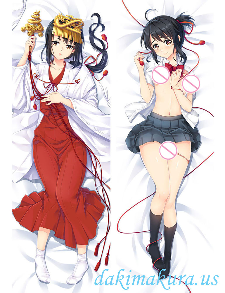 Mitsuha Miyamizu - Your Name Anime Dakimakura Japanese Hugging Body Pillowcase